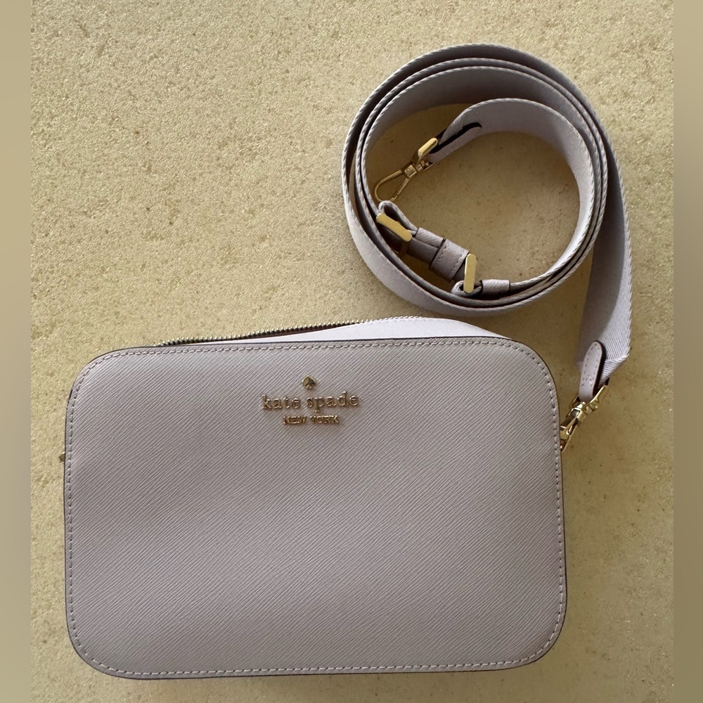 Kate Spade Lavender and Gold Crossbody